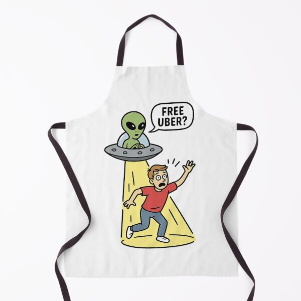 Item preview, Free Uber Alien Abduction Meme – Funny UFO Trendy Design designed and sold by SnapLabDesigns.