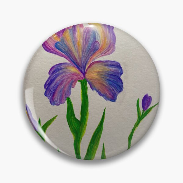 Item preview, Purple Iris designed and sold by paintbyflowers.