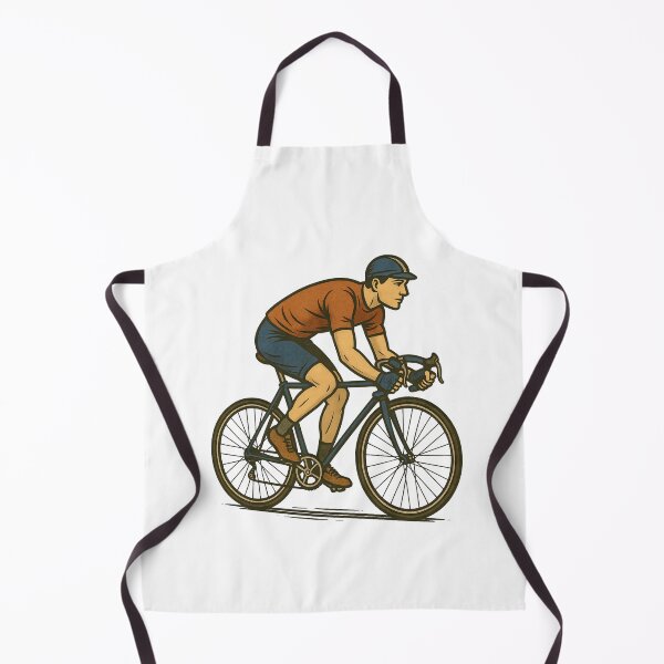 Item preview, Vintage Cycling – Retro Bicycle Rider designed and sold by PrintDelightsDJ.