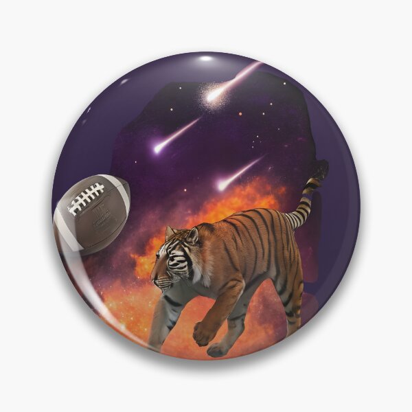 Item preview, clemson football Cosmic Tiger Football designed and sold by Uglyandcute.