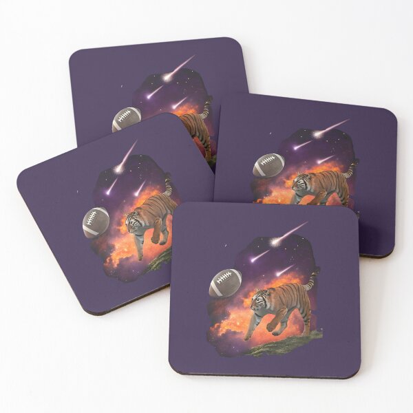 Item preview, clemson football Cosmic Tiger Football designed and sold by Uglyandcute.