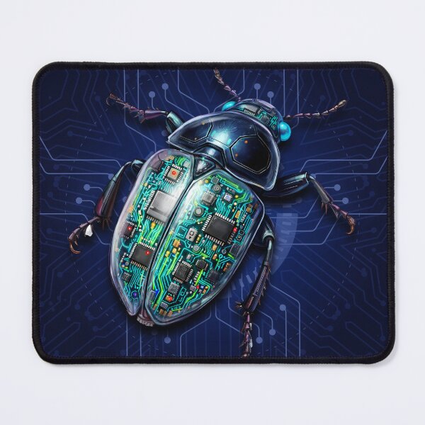 Item preview, Cybernetic Insects – Futuristic Robotic Beetles and Wasp designed and sold by Tiny-roar-studio.