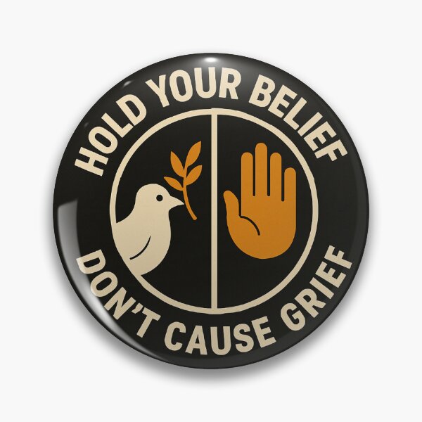 Item preview, Hold your belief, don’t cause grief. designed and sold by Albatraous.