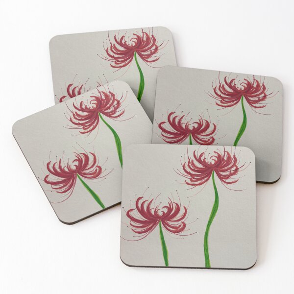 Item preview, Red Spider Lillies designed and sold by paintbyflowers.