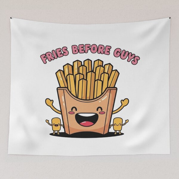Item preview, Funny $ Cute Fries  designed and sold by NiluDigiStudio.