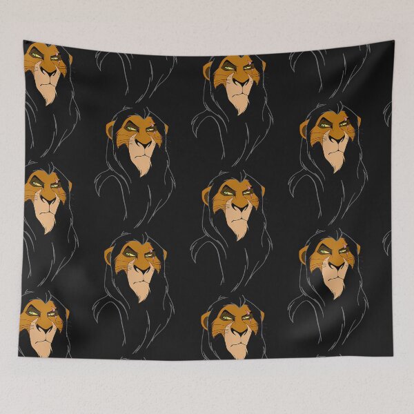Item preview, The Lion King Scar Large Face designed and sold by CheyanneMShook.