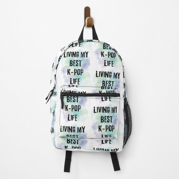 Item preview, Living my best kpop life green background designed and sold by LiskoDesign.