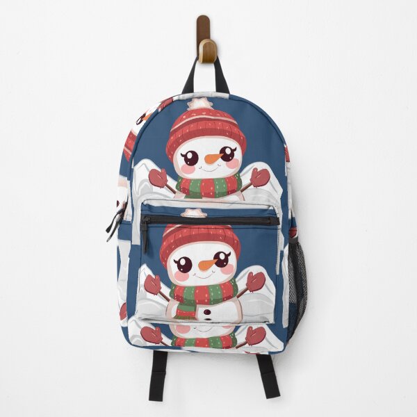 Item preview, Cute Kawaii Snowman in Winter Hat and Scarf designed and sold by CheriTanya.