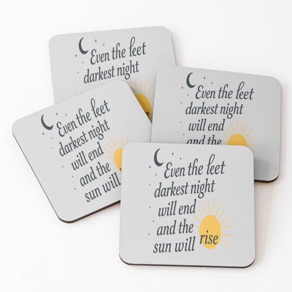 Item preview, Hope After Darkness – Inspirational Sunrise Quote Design  الأمل بعد الظلام – تصميم اقتباس ملهم عن شروق الشم designed and sold by ArthUpscale.