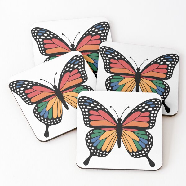 Item preview, Colorful Butterfly Illustration – Minimalist & Modern Design designed and sold by Royalsticker.