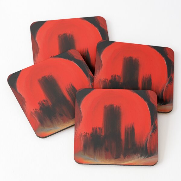 Item preview, Red Building Painting designed and sold by DEV-ART2004.