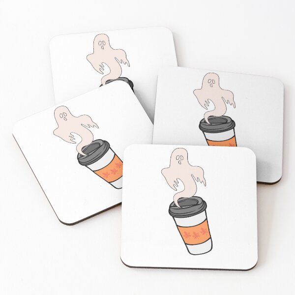 Item preview, Autumn vibe coffee with ghost designed and sold by MatyldaJ.