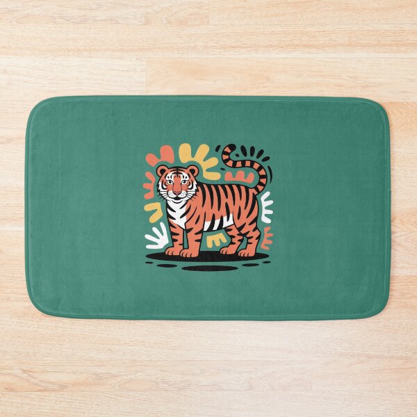Item preview, Cute Tiger Abstract Art Print Funky Animal Design designed and sold by NewAspect.