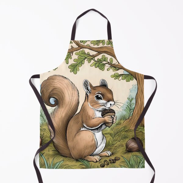 Item preview, Brown Squirrel Under a Tree designed and sold by designlee.