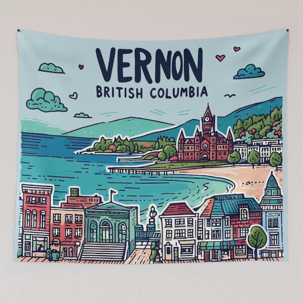 Item preview, Vernon BC Canada  designed and sold by HowToCanadian.