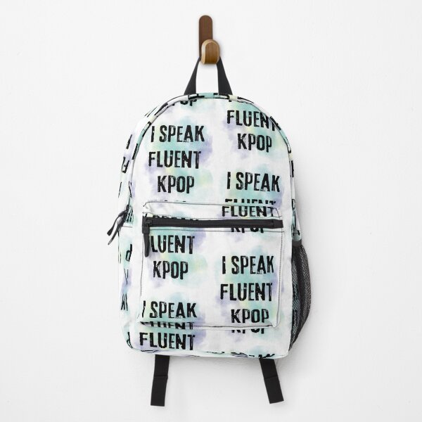 Item preview, I speak fluent kpop, green background designed and sold by LiskoDesign.