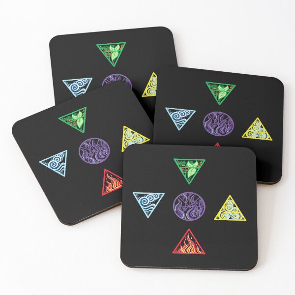 Item preview, The Five Elements Symbols - Air, Fire, Water, Earth & Ether designed and sold by SheeArtworks.
