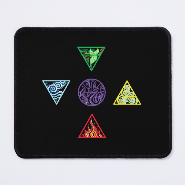 Item preview, The Five Elements Symbols - Air, Fire, Water, Earth & Ether designed and sold by SheeArtworks.