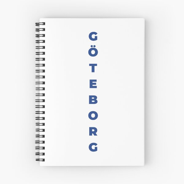 Item preview, Göteborg – Lodrätt blå typografi designed and sold by GBGMotiv.