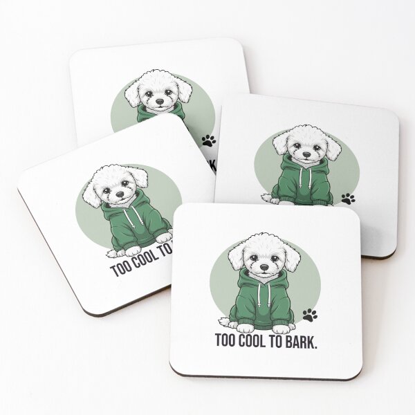 Item preview, Too Cool to Bark – Funny Teacup Poodle in Hoodie designed and sold by The Real Life Symphony.