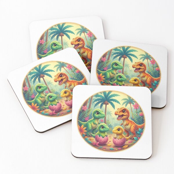 Item preview, dinosaur family designed and sold by PP&RAINBOW SHOP.
