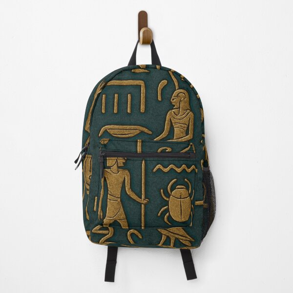 Item preview, Ancient Egyptian Hieroglyphs | Golden Sacred Writing Pattern designed and sold by Queen Cleopatra.