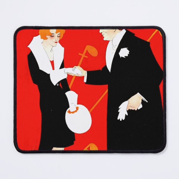 Item preview, Vintage Art Deco Movie Poster | I Kiss Your Hand Madame | Elegant Red & Black Film Art | Marlene Dietrich | 1920s Cinema designed and sold by artofuniverse.