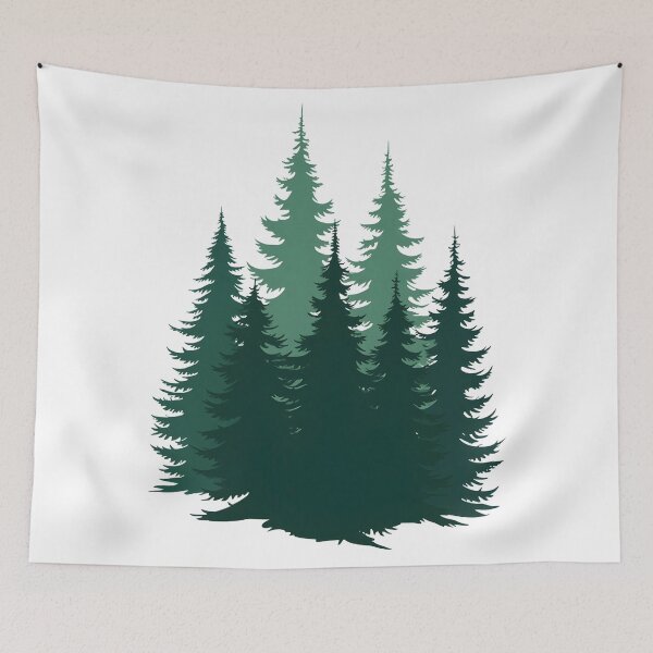 Item preview, Pine Forest Pattern designed and sold by VibeTCreations.