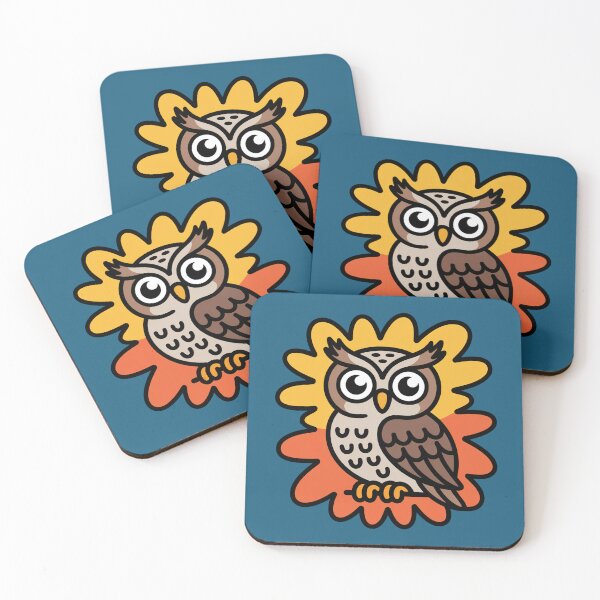 Item preview, Cute Cartoon Owl Illustration Design designed and sold by NewAspect.