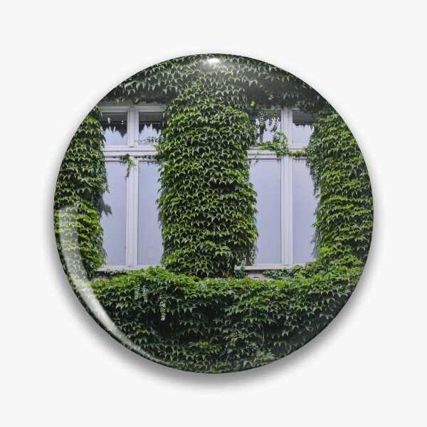 Item preview, Windows Covered in Green Leaves Ivy Architecture Nature Texture designed and sold by RastislavS.