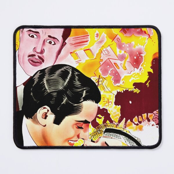 Item preview, Vintage Movie Poster | In Old Chicago Film Art | Tyrone Power & Alice Faye | 1938 Drama | Great Chicago Fire Scene designed and sold by artofuniverse.