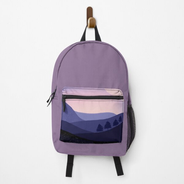 Item preview, Mystic Night Landscape – Dreamy Mountains and Starry Sky designed and sold by Kalleryart.