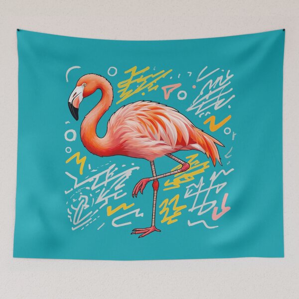 Item preview, Bold Flamingo Pop Art Splash designed and sold by NewAspect.