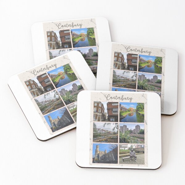 Item preview, Canterbury England Travel Print C, printable, digital download or print, postcard, Canterbury memories, British Art, English postcard designed and sold by Coolparrotgirl.