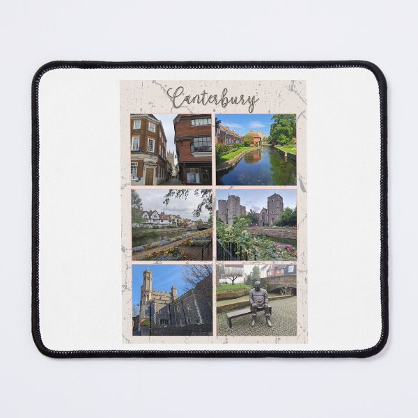 Item preview, Canterbury England Travel Print C, printable, digital download or print, postcard, Canterbury memories, British Art, English postcard designed and sold by Coolparrotgirl.