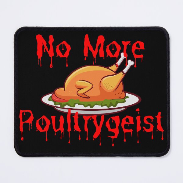 Item preview, No More Poultrygeist – Funny Horror Parody Chicken Design designed and sold by Lunaria Arts.