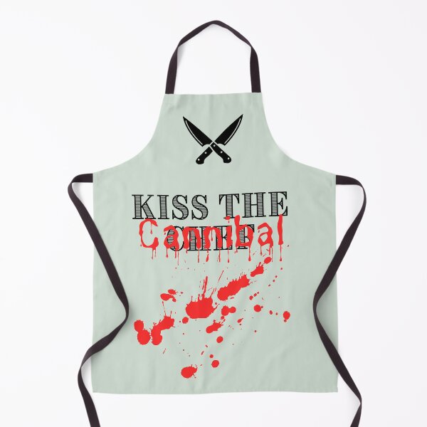 Item preview, Kiss the Cannibal Blood Spatter on Pale Green designed and sold by orionlodubyal.