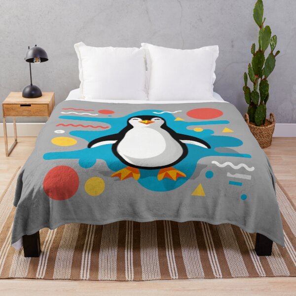 Item preview, Cute Penguin Cartoon Art Fun Modern Abstract Design designed and sold by NewAspect.