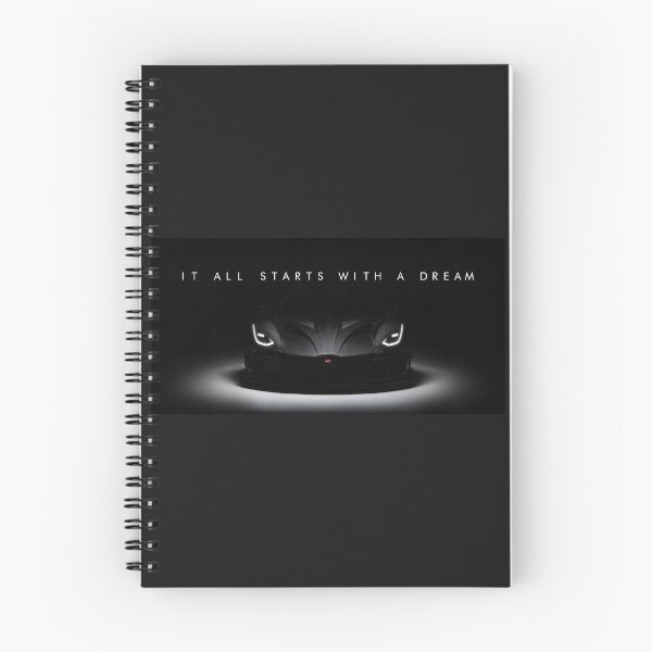 Item preview, Bugatti Bolide Dream Big – Luxury Supercar Motivation in Black designed and sold by SuccessHunters.