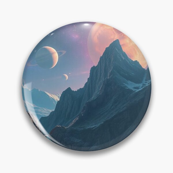 Artikelvorschau, Otherworld Horizon – Surrealer kosmischer Sonnenuntergang mit Planeten entworfen und verkauft von Shouganai-Mind.