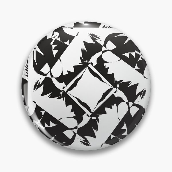 Item preview, Black and White Fancy Square Pattern designed and sold by Jessielee72.