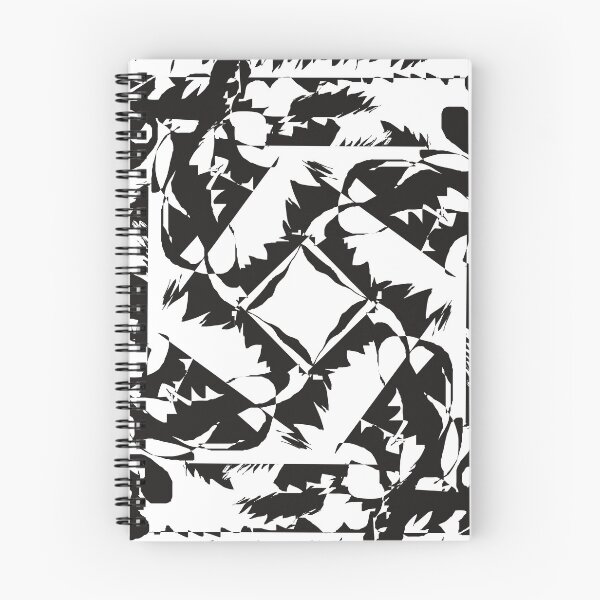 Item preview, Black and White Fancy Square Pattern designed and sold by Jessielee72.