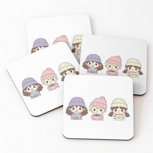 Item preview, Cute Kawaii Cozy Winter Friends designed and sold by istoriadesign.