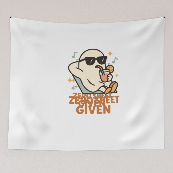 Item preview, Zero Sheet Given Funny Ghost designed and sold by artcultreone.