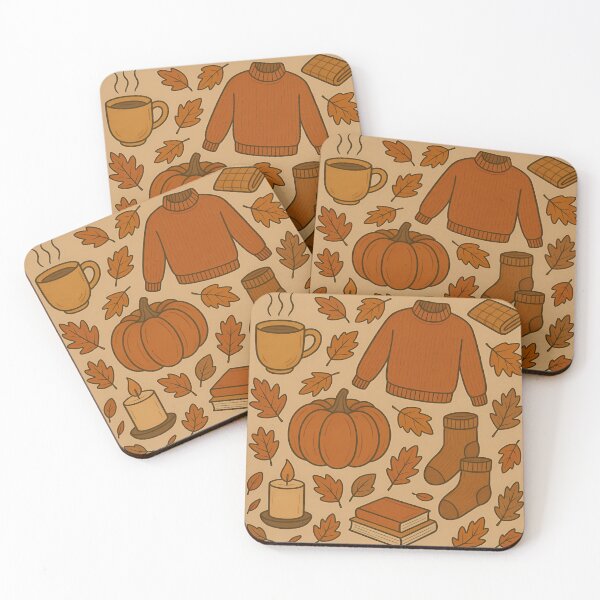 Item preview, Cozy Retro Autumn Pattern designed and sold by BloomOfDesign.