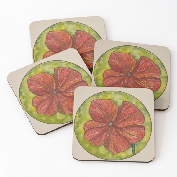 Item preview, Watercolor Coral Flower designed and sold by studiosiegel.