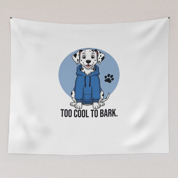 Item preview, Too Cool to Bark – Funny Dalmatian in Hoodie designed and sold by The Real Life Symphony.