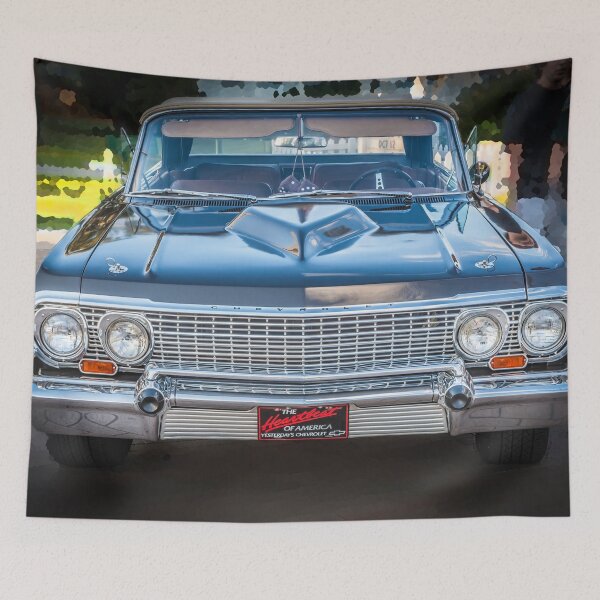 Item preview, 1963 Brown Chevrolet Impala SS 409 ConvertibleX100 designed and sold by RichFrancoCars.