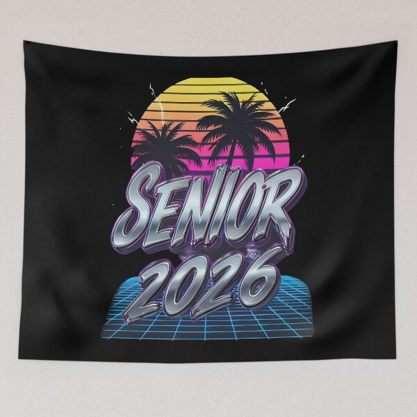 Item preview, Retro Neon Senior 2026 designed and sold by Uglyandcute.