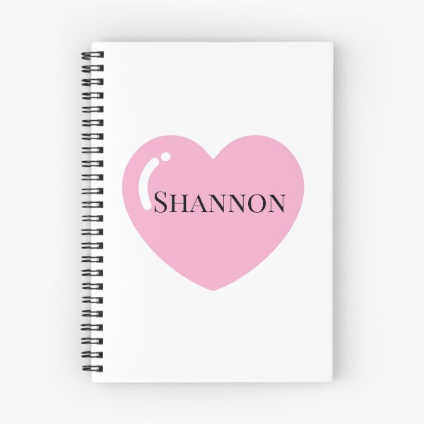 Item preview, Shannon name with Pink Heart  designed and sold by Artbymonika.